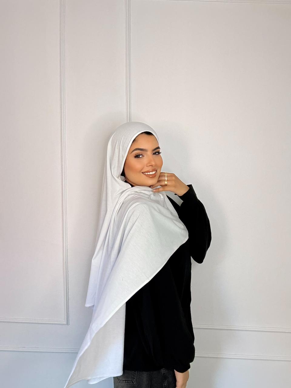 Thuraya Premium Scarf - White