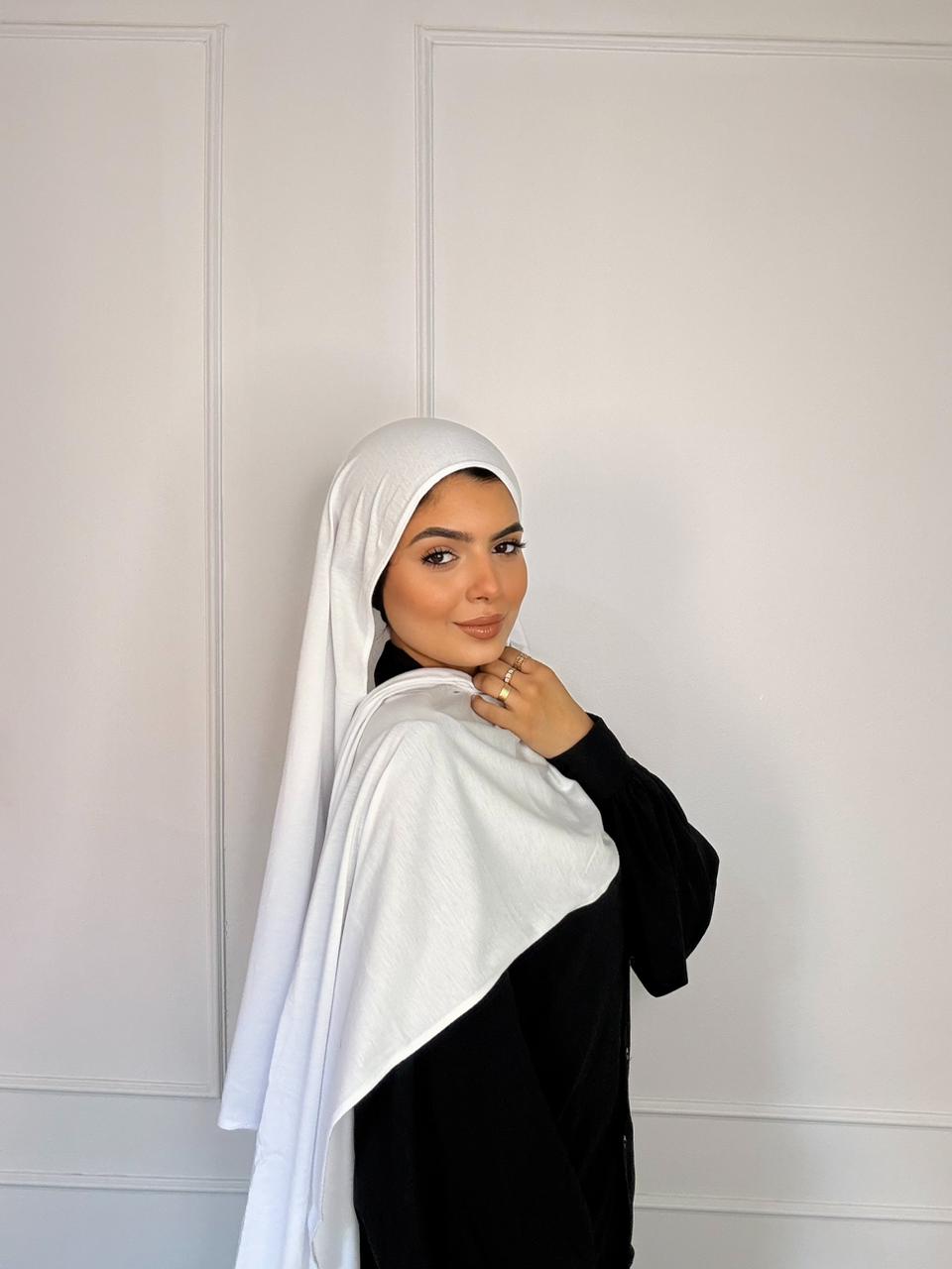Thuraya Premium Scarf - White