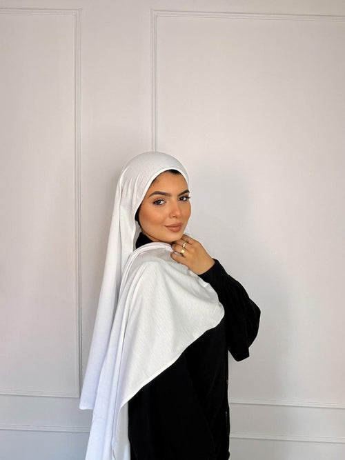 Thuraya Premium Scarf - White
