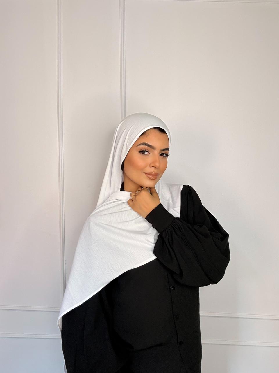 Thuraya Premium Scarf - White