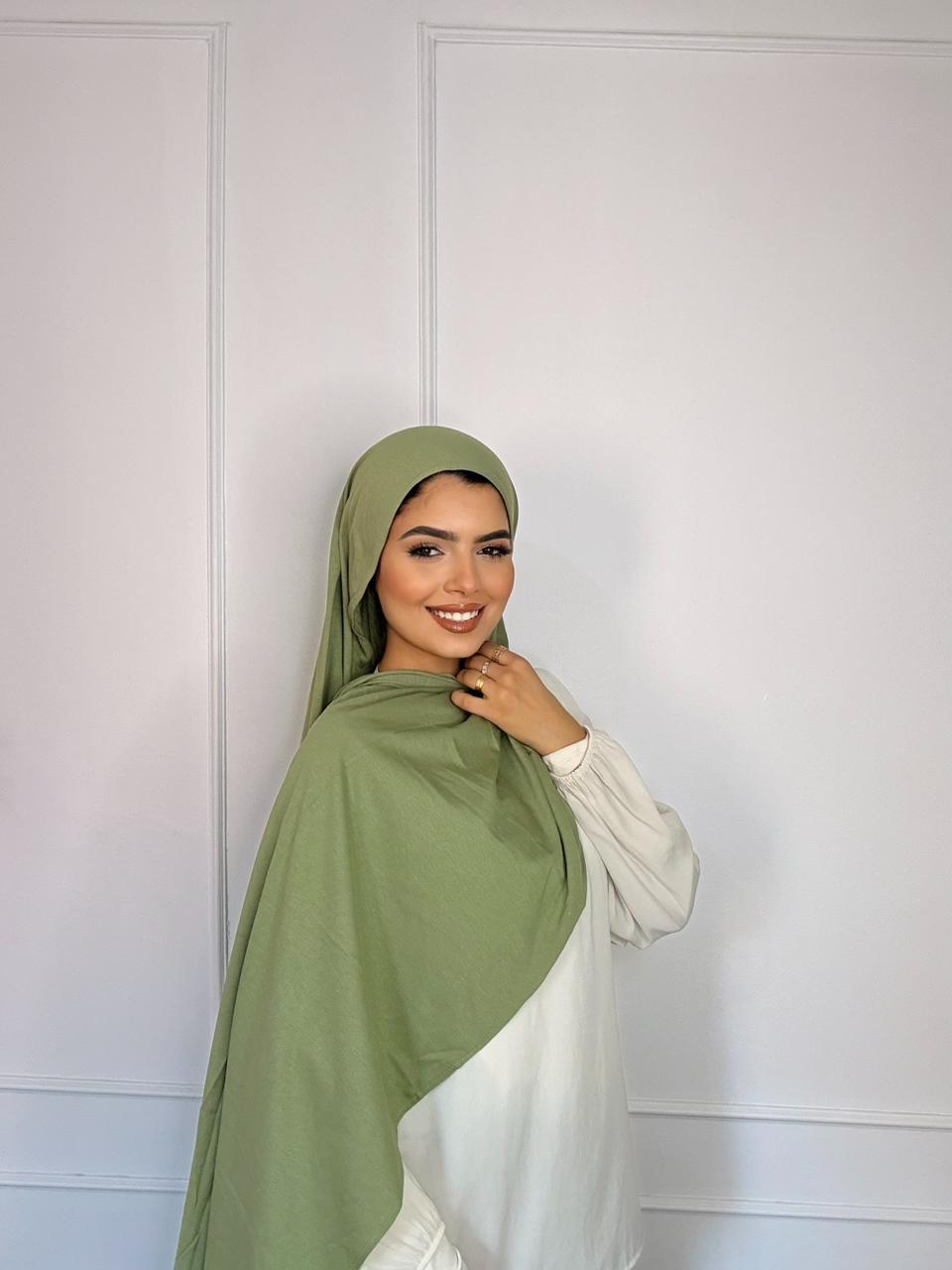 Thuraya Premium Scarf - Olive